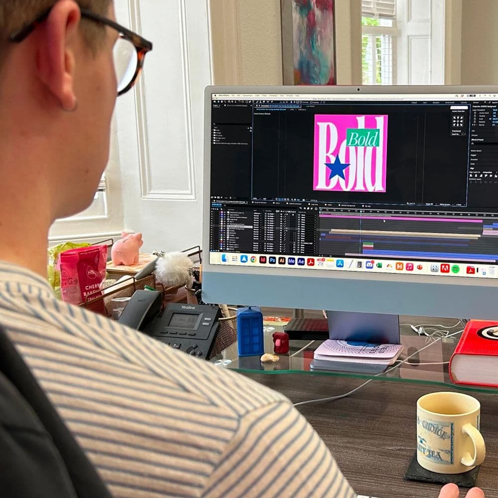 phtoto of animation being done